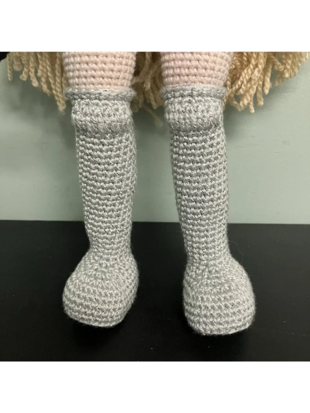 Handmade Taylor Swift Eras Tour Amigurumi Crochet Doll Sequin Bodysuit